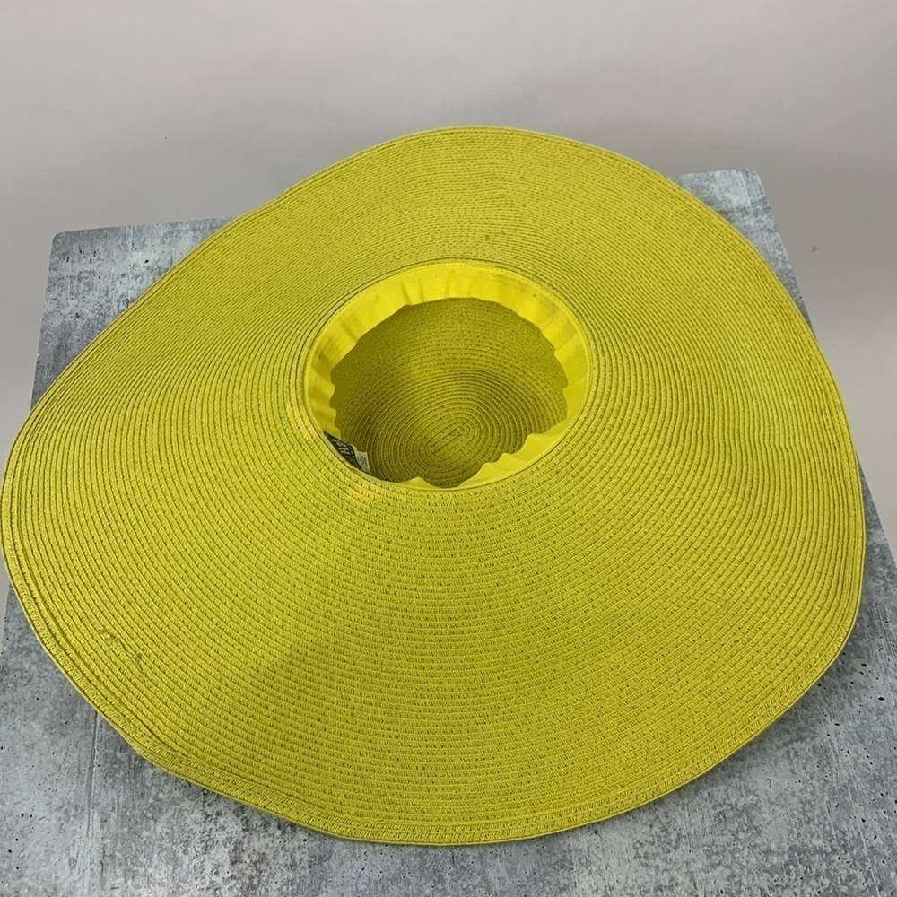 San Diego Hat Company Green Straw Giant Floppy Sun Hat - Picture 5 of 8